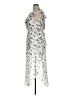 Elliatt 100% Polyester Print Silver Cocktail Dress Size XL - photo 5
