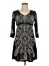 Exist Graphic Black Cocktail Dress Size M - photo 1