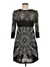 Exist Graphic Black Cocktail Dress Size M - photo 2