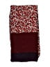 Ann Taylor LOFT 100% Polyester Animal Print Burgundy Scarf One size - photo 2