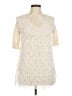 Lela Rose Ivory Short Sleeve Blouse Size M - photo 1
