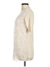Lela Rose Ivory Short Sleeve Blouse Size M - photo 5