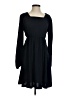Unbranded Solid Black Casual Dress Size S - photo 1