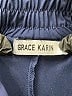 Grace Karin Solid Blue Casual Pants Size M - photo 4