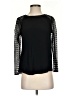 Rebecca Taylor Black Long Sleeve Top Size 4 - photo 1