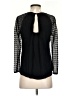 Rebecca Taylor Black Long Sleeve Top Size 4 - photo 2