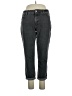 St. John's Bay Chevron-herringbone Gray Jeans Size 16 - photo 1
