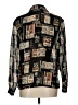 Assorted Brands 100% Polyester Print Black Long Sleeve Blouse Size 12 - photo 2