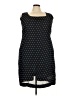 Courtenay 100% Polyester Polka Dots Black Cocktail Dress Size 24W - photo 1