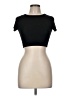 Zara Black Short Sleeve Turtleneck Size M - photo 1