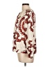 Unbranded Paisley Ivory 3/4 Sleeve Blouse Size L - photo 5