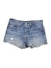 Levi's 100% Cotton Blue Denim Shorts Size 27 waist - photo 1