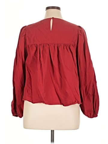 a.n.a. A New Approach 3/4 Sleeve Blouse (view 2)