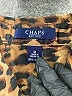 Chaps Animal Print Brown Long Sleeve Blouse Size M - photo 4