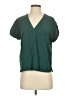 Gap 100% Rayon Teal Short Sleeve Blouse Size S - photo 1