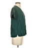 Gap 100% Rayon Teal Short Sleeve Blouse Size S - photo 4