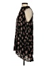 Angie 100% Rayon Black Sleeveless Top Size S - photo 5
