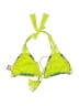 Red Carter Print Green Blue Swimsuit Top Size M - photo 2