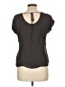 a.n.a. A New Approach 100% Viscose Silver Short Sleeve Top Size L - photo 2