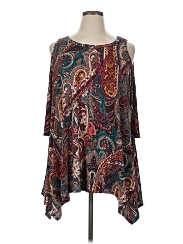 Paisley Grace 3/4 Sleeve Top (view 1)