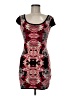 Bebe Graphic Red Cocktail Dress Size M - photo 1