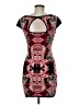 Bebe Graphic Red Cocktail Dress Size M - photo 2