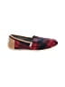 TOMS Plaid Red Flats Size 8 1/2 - photo 1