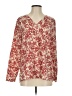 Jouica Red Long Sleeve Blouse Size S - photo 1