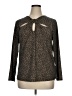 MICHAEL Michael Kors Black Long Sleeve Blouse Size 1X - photo 1