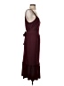 Apostrophe Burgundy Cocktail Dress Size S - photo 4