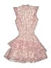 Aqua Floral Pink Dress Size 6X - photo 2