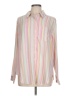 Torrid Stripes Pink Long Sleeve Button-Down Shirt Size Lg Plus (0) - photo 1