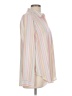 Torrid Stripes Pink Long Sleeve Button-Down Shirt Size Lg Plus (0) - photo 4