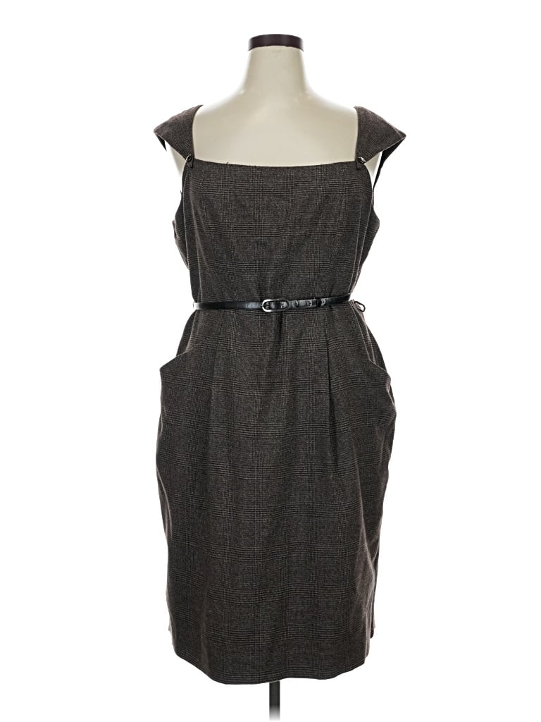 Pre-owned Evan Picone Cocktail Dress In Gray