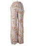 Amuse Society Floral Gold Casual Pants Size S - photo 1