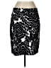 Van Heusen Graphic Floral Multi Color Black Formal Skirt Size 12 - photo 1
