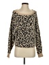 Jessica Simpson Animal Print Tan Pullover Sweater Size S - photo 1