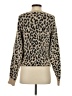 Jessica Simpson Animal Print Tan Pullover Sweater Size S - photo 2