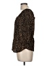Scoop 100% Polyester Brown 3/4 Sleeve Blouse Size M - photo 5