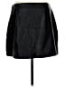 Old Navy 100% Polyester Black Faux Leather Skirt Size L - photo 2