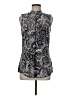 Perseption Concept Paisley Blue Sleeveless Blouse Size M - photo 1
