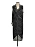 Piperlime 100% Polyester Graphic Gray Casual Dress Size S - photo 1