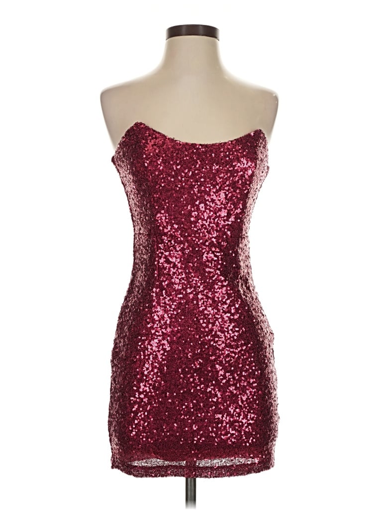 Pre-owned By The Way. Cocktail Dress In Burgundy