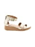 Adrienne Vittadini Ivory Gold Sandals Size 9 - photo 1