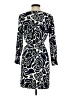 Ann Taylor LOFT Paisley Black Casual Dress Size S - photo 2