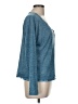 LinQ Teal Long Sleeve Top Size 8 - photo 4