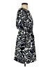 Ann Taylor LOFT Paisley Black Casual Dress Size S - photo 4