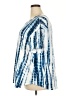 Shein Curve Tie-dye Blue Short Sleeve Blouse Size 2X - photo 5
