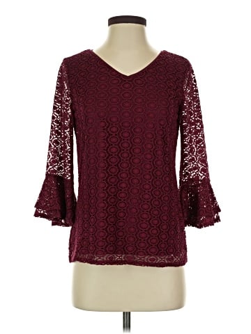 Roz & Ali 3/4 Sleeve Blouse (view 1)