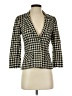 RACHEL Rachel Roy Checkered-gingham Ivory Blazer Size 2 - photo 1